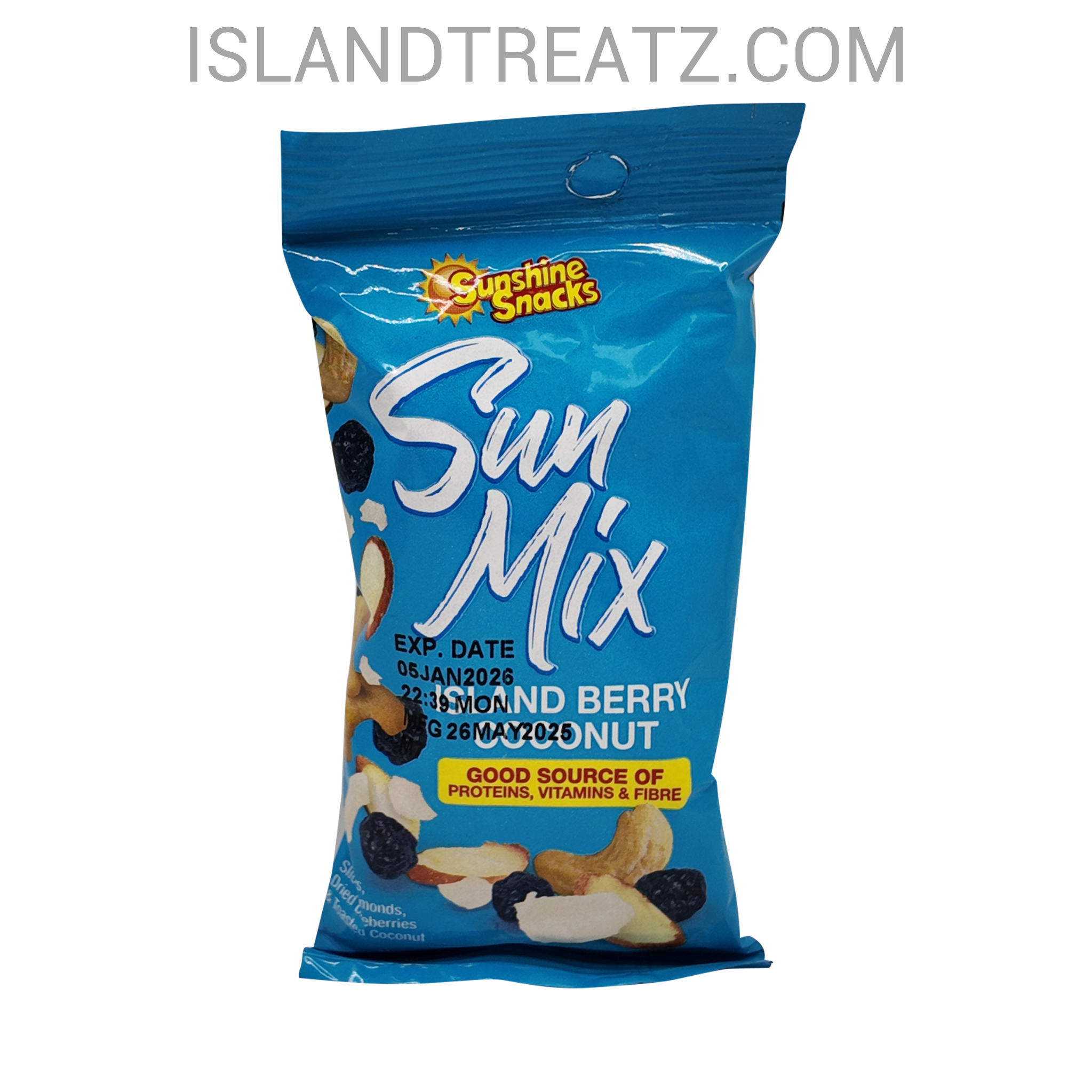 Sunshine Snacks - Island Berry Coconut 53g – Island Treatz