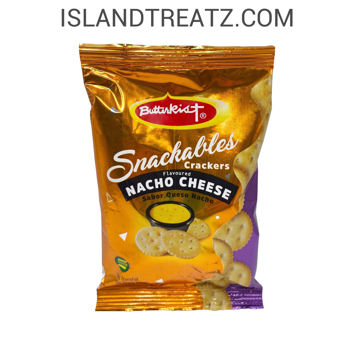 Butterkist Snackables Crackers- Nacho Cheese – Island Treatz